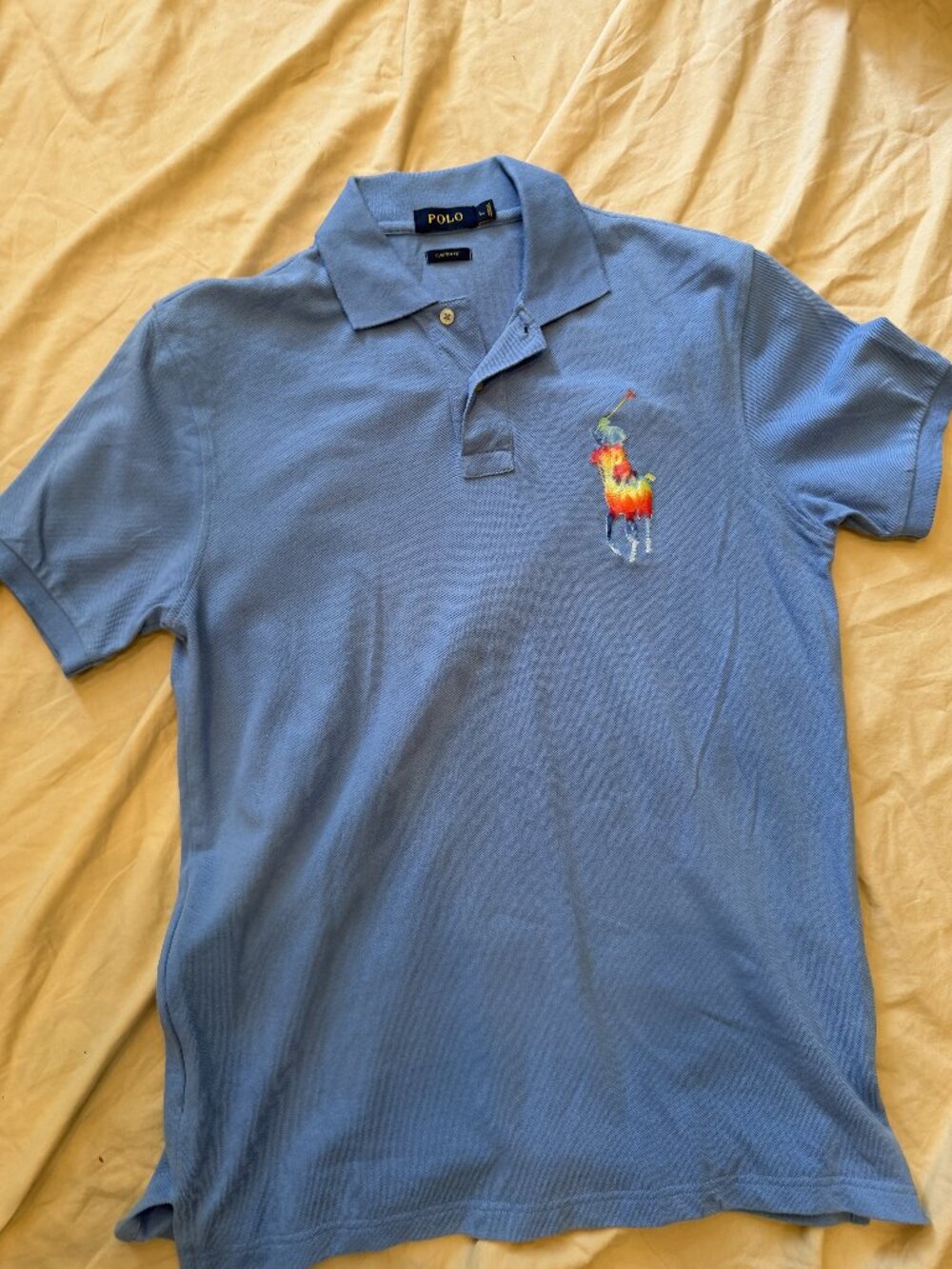 Polo Ralph Lauren Custom Fit Tie-Dye Big Pony Polo L
